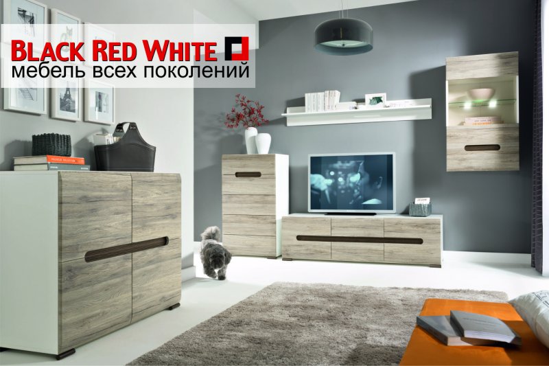 BLACK RED WHITE   . . :     LOFT-     !